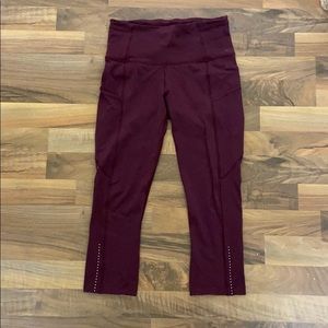 Lululemon Fast and Free Crop